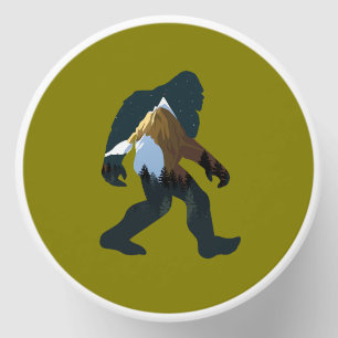 Night Forest Bigfoot Mini Candle Favors