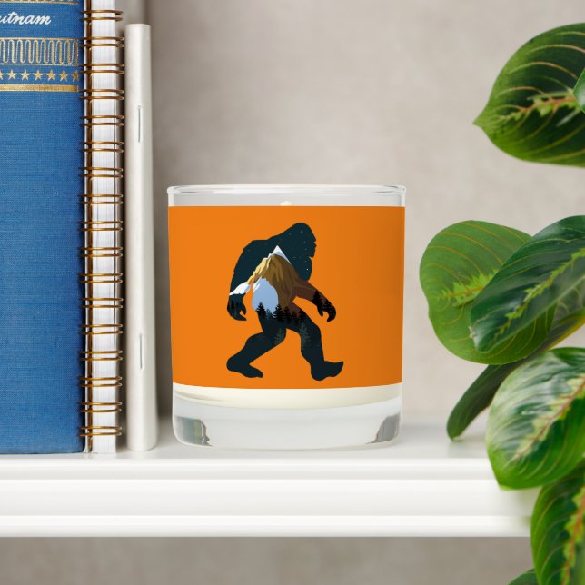 Night Forest Bigfoot Scented Candle (Shelf)
