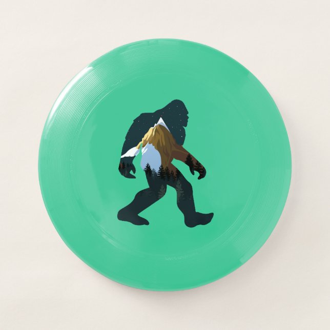 Night Forest Bigfoot Wham-O Frisbee (Front)