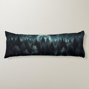 Night Forest Camo Body Pillow