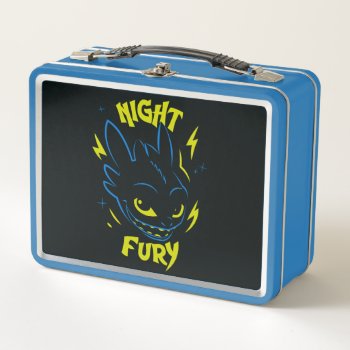"night Fury" Toothless Head Graphic Metal Lunch Box by howtotrainyourdragon at Zazzle