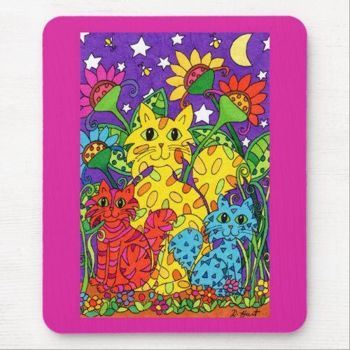 Night Garden Mouse Pad