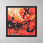 Night Geometry – Abstract Emotion by SoniaArtisan Canvas Print