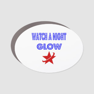 night glow car magnet