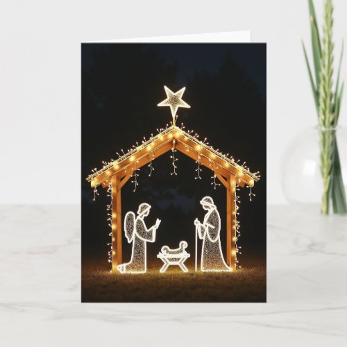 Night Glow Christmas Card
