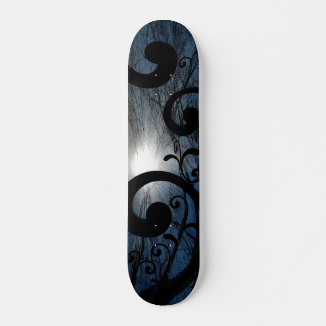 Night grinder skateboard deck (Front)