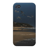 Night Gulls iPhone Skin Case (Back)