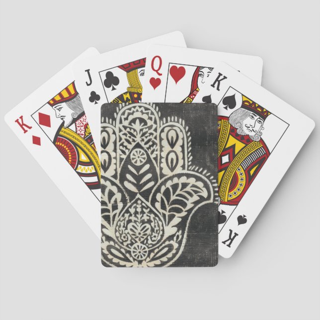 Night Hamsa Poker Cards (Back)