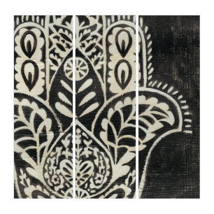 Night Hamsa Triptych