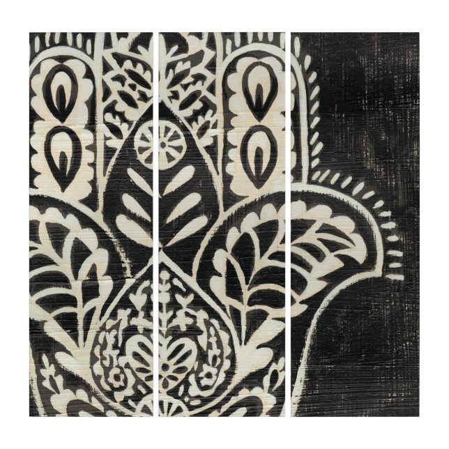 Night Hamsa Triptych (Front)