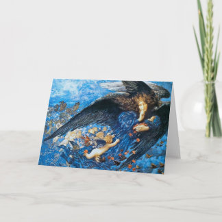 Night & Her Train of Stars - Edward Robert Hughes Holiday Card