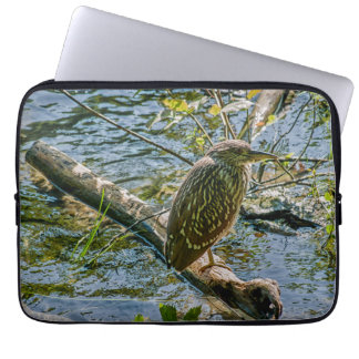 Night Heron jv Laptop Sleeve