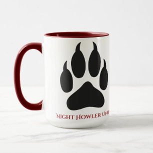 Night Howler Unit Nurse Mug – Dark Humor Wolf
