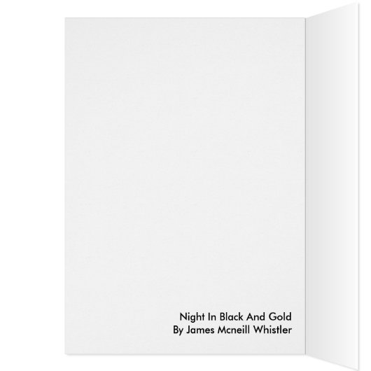 Night In Black And Gold By James Mcneill Whistler (Inside (Left))