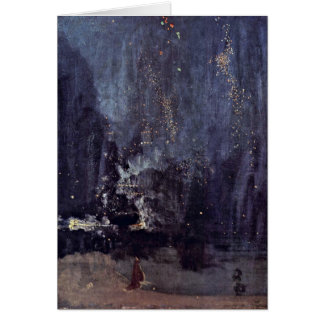 Night In Black And Gold By James Mcneill Whistler Cards