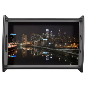 Night in Philly Serving Tray
