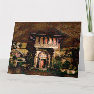 NIGHT IN SHANGRI-LA Jumbo Greeting Card
