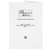 Night in the City, card (Back)