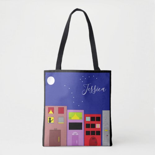 Night in the City Tote Bag
