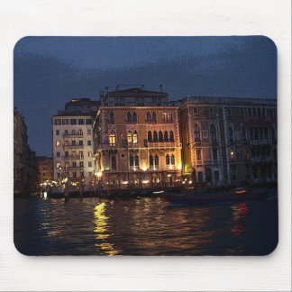 Night in Venice, Italy Mouse Pad