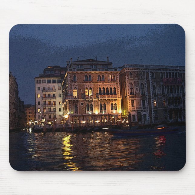Night in Venice, Italy Mouse Pad (Front)