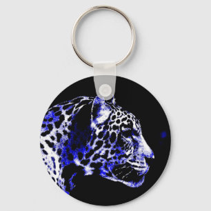 Night Jaguar Keychain