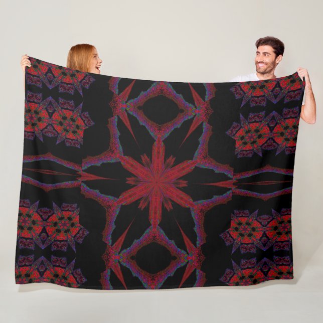 Night Jasmine 3 Fleece Blanket (In Situ)