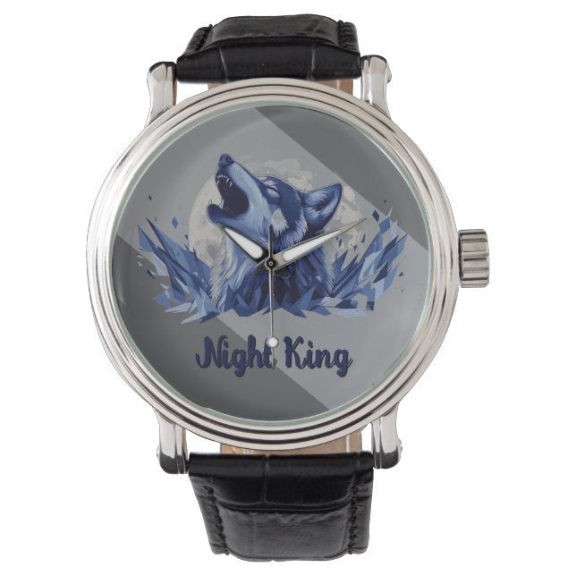 Night King - Howling Wolf with Moon Watch (Front)