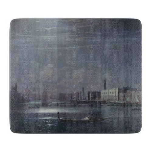 Night Landscape in Venice Italian City Cutting Board