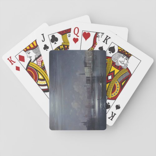 Night Landscape in Venice Italian City Playing Cards