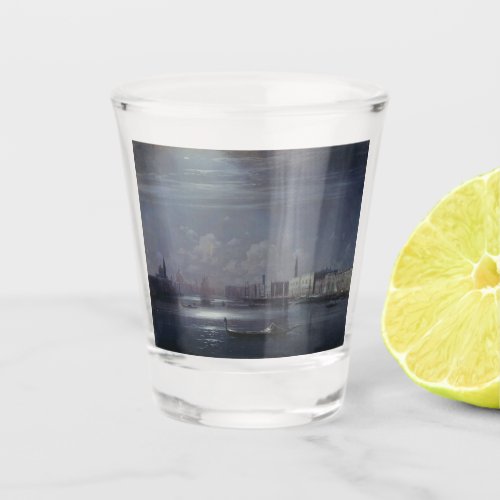 Night Landscape in Venice Italian City Shot Glass