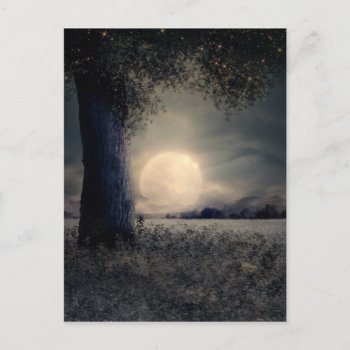 Night Landscape Postcard by GreatDrawings at Zazzle