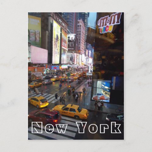 Night Life on Broadway _ New York Postcard