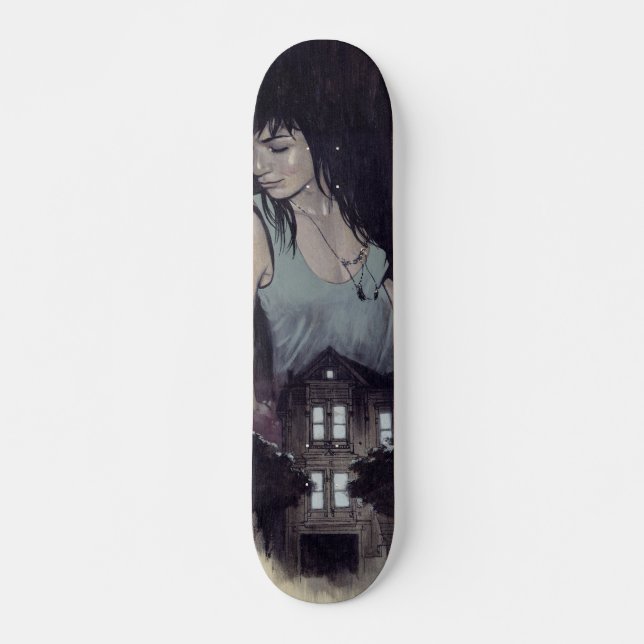 Night Life skate Skateboard Deck (Front)