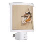 Night Light Carolina Wren by Camille Engel (Right)