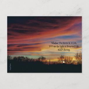 *'Night Light' design Postcard