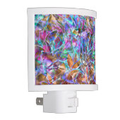 Night Light Floral Abstract Stained Glass (Right)