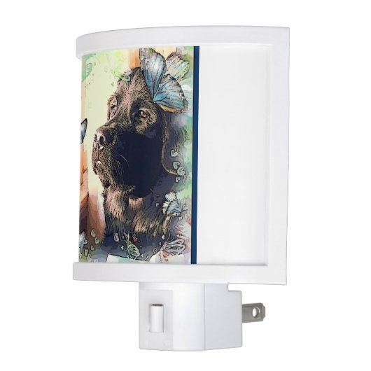 Night Light, Newfoundland Puppy Light (Left)