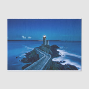 night lighthouse tissue paper