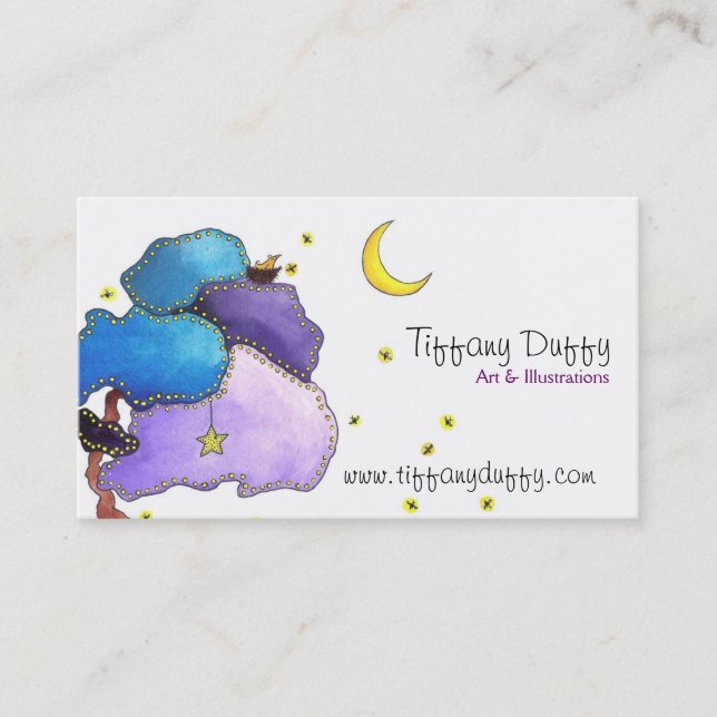 Night Lights Business Card (Front)