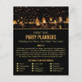 Night Lights, Party Event Planner Advertising Flyer