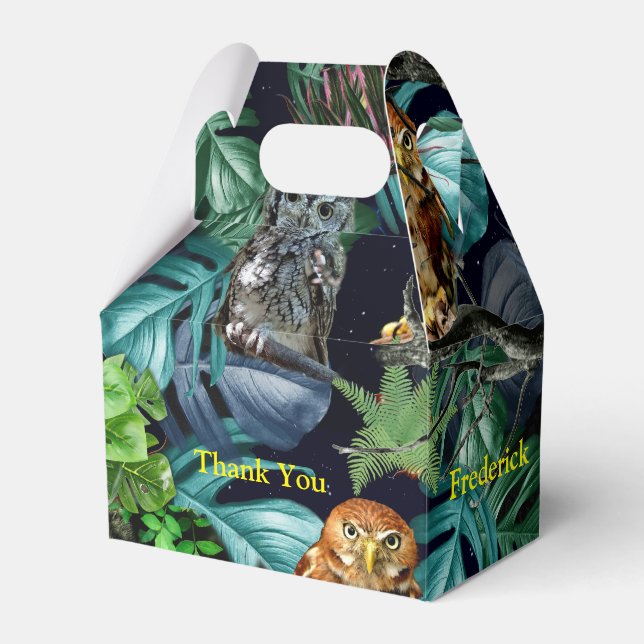 Night-live party celebration theme favor boxes (Front Side)