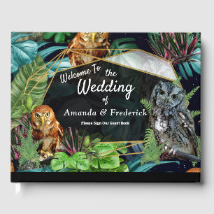 Night-live party celebration theme guest book