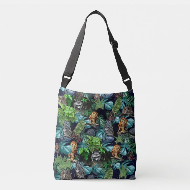 Night-live party celebration themes crossbody bag (Front)