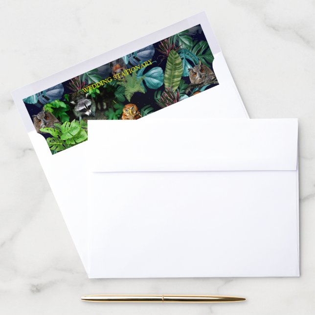Night-live party celebration themes envelope liner (Desk)
