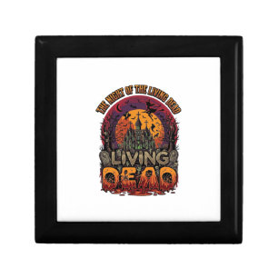 Night Living Dead Halloween Haunted House Witch Sk Gift Box