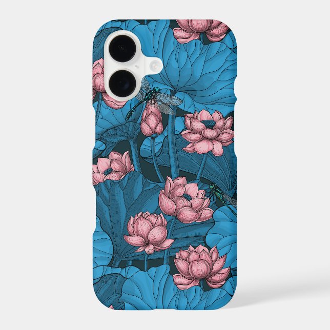 Night lotus garden Case-Mate iPhone case (Back)