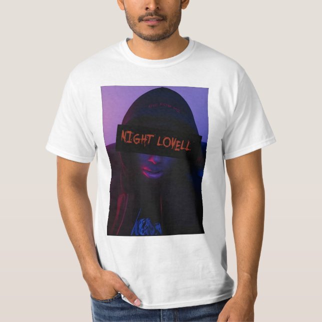 Night lovell black T-Shirt (Front)