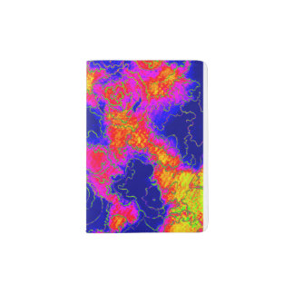 Night Magic abstract Passport Holder