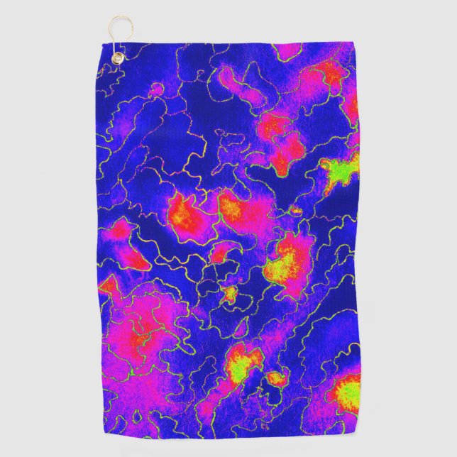 Night Magic Golf Towel (Front)